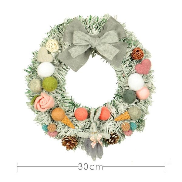decorative flowers & wreaths garland decoration with wool felt flocking pvc pine cones balls home festival party hanging wreath ornament x
decorative flowers & wreaths garland decoration with wool felt flocking pvc pine cones balls home festival party hanging wreath ornament x