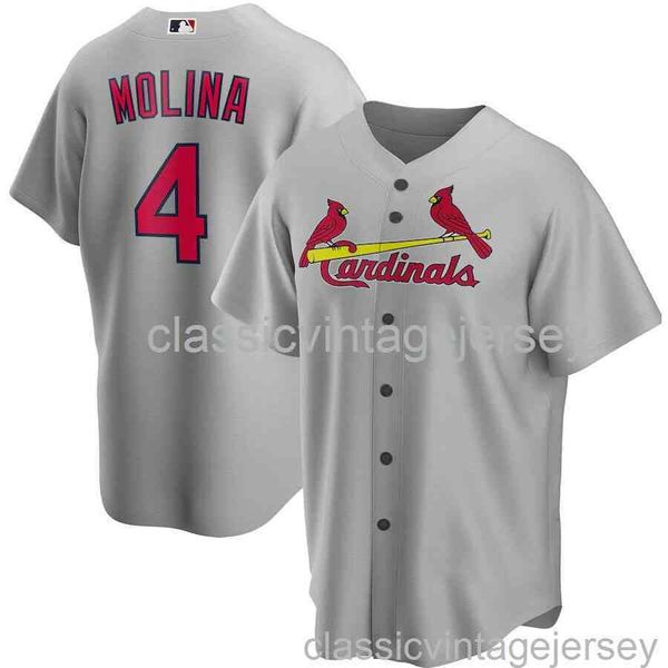 yadier molina #4 gray baseball jersey xs-6xl stitched men women youth baseball jersey, Black
yadier molina #4 gray baseball jersey xs-6xl stitched men women youth baseball jersey, Black