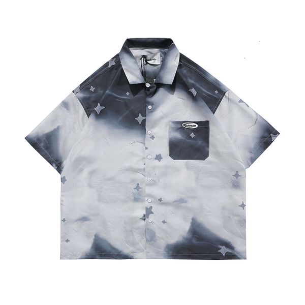 men's t-shirts high street stars print gradient summer shirts men and women lapel short sleeve loose hawaiian shirt harajuku spring i3, White;black
men's t-shirts high street stars print gradient summer shirts men and women lapel short sleeve loose hawaiian shirt harajuku spring i3, White;black