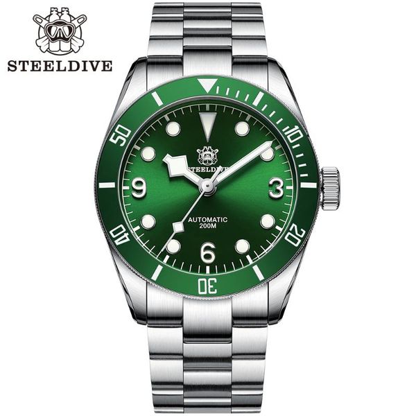 wristwatches arrival 2021 sd1958 steeldive watch black green blue color nh35 automatic 200m water resistant dive, Slivery;brown
wristwatches arrival 2021 sd1958 steeldive watch black green blue color nh35 automatic 200m water resistant dive, Slivery;brown