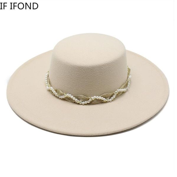 stingy brim hats french elegant wool fedoras for women big winter hand-made pearl decoration felt wedding jazz cap, Blue;gray
stingy brim hats french elegant wool fedoras for women big winter hand-made pearl decoration felt wedding jazz cap, Blue;gray