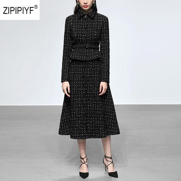 tweed 2 piece set women jacket and skirt 2021 spring single-breasted slim belted coat + plaid a-line suit ab195 women's two pants, White
tweed 2 piece set women jacket and skirt 2021 spring single-breasted slim belted coat + plaid a-line suit ab195 women's two pants, White