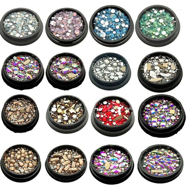 box mix diverse diy crystals stones nail design glass rhinestones for charms 3d art decorations arrive accessories1, Silver;gold
box mix diverse diy crystals stones nail design glass rhinestones for charms 3d art decorations arrive accessories1, Silver;gold