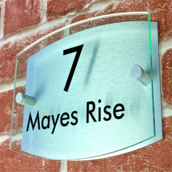 modern house sign plaque door number street glass effect acrylic aluminium name other hardware
modern house sign plaque door number street glass effect acrylic aluminium name other hardware