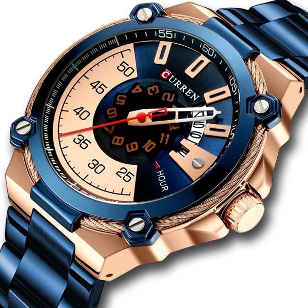 wristwatches 2021 student sports watch concept creative men's waterproof quartz steel band business calendar, Slivery;brown
wristwatches 2021 student sports watch concept creative men's waterproof quartz steel band business calendar, Slivery;brown