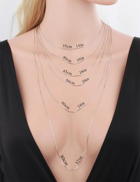 chains 35-80cm tiny real 925 sterling silver thin octagon snake chain choker necklaces women girls jewelry italy collier collares gift
chains 35-80cm tiny real 925 sterling silver thin octagon snake chain choker necklaces women girls jewelry italy collier collares gift
