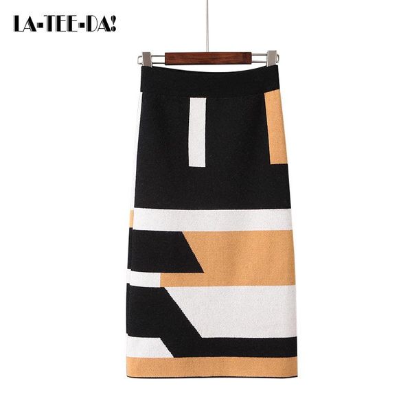 skirts ltd1198324 2021 color blocking midi knitted women high elastic waist lady package hip geometric contrast vestidos, Black
skirts ltd1198324 2021 color blocking midi knitted women high elastic waist lady package hip geometric contrast vestidos, Black