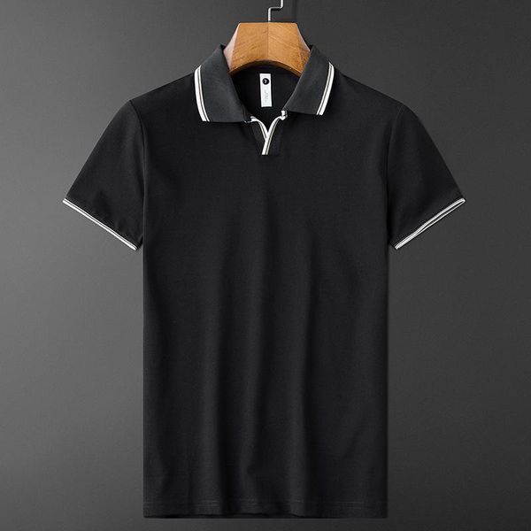 men's t-shirts cotton male luxury short sleeve business casual simple mens fashion slim fit summer man 3xl, White;black
men's t-shirts cotton male luxury short sleeve business casual simple mens fashion slim fit summer man 3xl, White;black