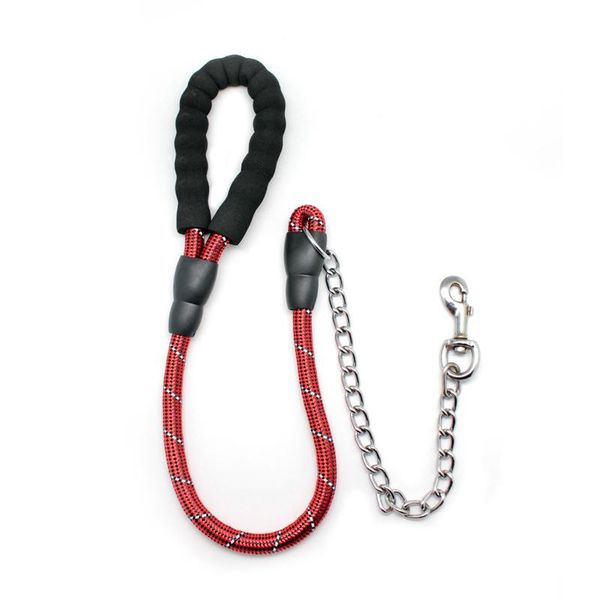 large dog leash chain stainless steel pet lead traction rope comfortable harness no pull collar perro supplies collars & leashes
large dog leash chain stainless steel pet lead traction rope comfortable harness no pull collar perro supplies collars & leashes