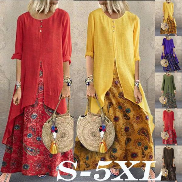 casual dresses women cotton dress 2021 patchwork long maxi print boho beach female sleeve, Black;gray
casual dresses women cotton dress 2021 patchwork long maxi print boho beach female sleeve, Black;gray