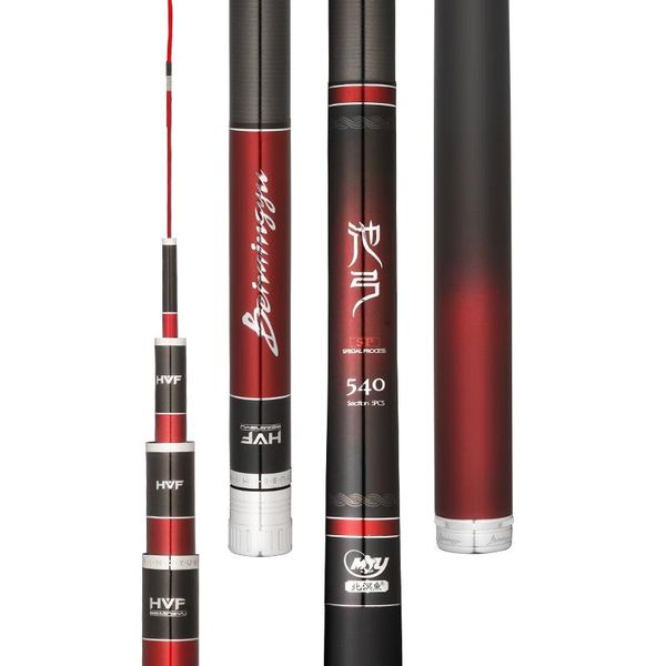 high-end high carbon fishing rod 3.6m-7.2m long section ultralight superhard fight nest power hand pole+spare tip boat rods
high-end high carbon fishing rod 3.6m-7.2m long section ultralight superhard fight nest power hand pole+spare tip boat rods