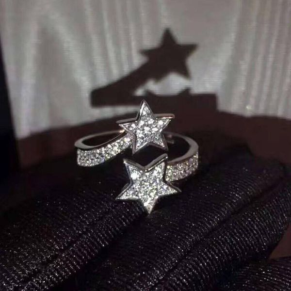 wedding rings 925 sterling silver adjustable authentic dangle star ring fashion micro pave cz zircon crystal famous jewelry, Slivery;golden
wedding rings 925 sterling silver adjustable authentic dangle star ring fashion micro pave cz zircon crystal famous jewelry, Slivery;golden