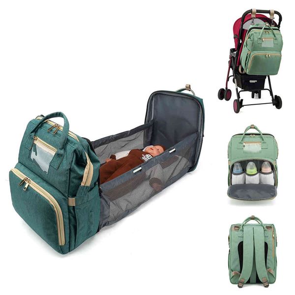 diaper bag moms and dads backpack multifunctional baby bed bags maternity nursing handbag portable stroller travel mummy bag 210326
diaper bag moms and dads backpack multifunctional baby bed bags maternity nursing handbag portable stroller travel mummy bag 210326