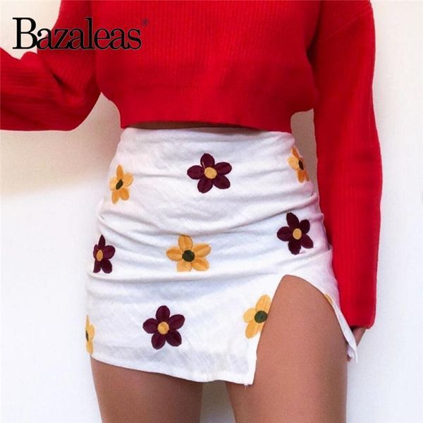 skirts bazaleas chic flowered embroidery a line mini skirt vintage casual white short split women skirts1, Black
skirts bazaleas chic flowered embroidery a line mini skirt vintage casual white short split women skirts1, Black