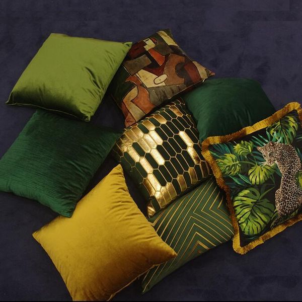 cushion/decorative pillow american retro tropical animal pattern jaguar leopard digital velvet cushion cover case with gold tassel green sof
cushion/decorative pillow american retro tropical animal pattern jaguar leopard digital velvet cushion cover case with gold tassel green sof