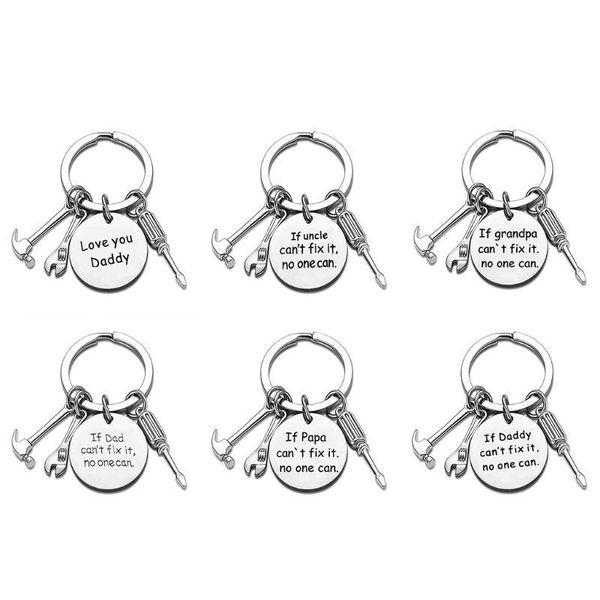 keychains father's day keychain with gift box-if dad can`t fix it no one can -show your father appreciation, Silver
keychains father's day keychain with gift box-if dad can`t fix it no one can -show your father appreciation, Silver