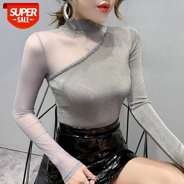 aossviao 2021 spring summer womens long sleeve black mesh blouses transparent punk club shirt tees black grey #vb9d, White
aossviao 2021 spring summer womens long sleeve black mesh blouses transparent punk club shirt tees black grey #vb9d, White