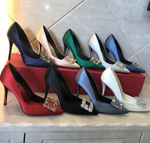 sandals 2021 classics brand high heel silk rhinestone women pumps 10cm 8cm 6cm red wedding shoes 35-42 good quality, Black
sandals 2021 classics brand high heel silk rhinestone women pumps 10cm 8cm 6cm red wedding shoes 35-42 good quality, Black