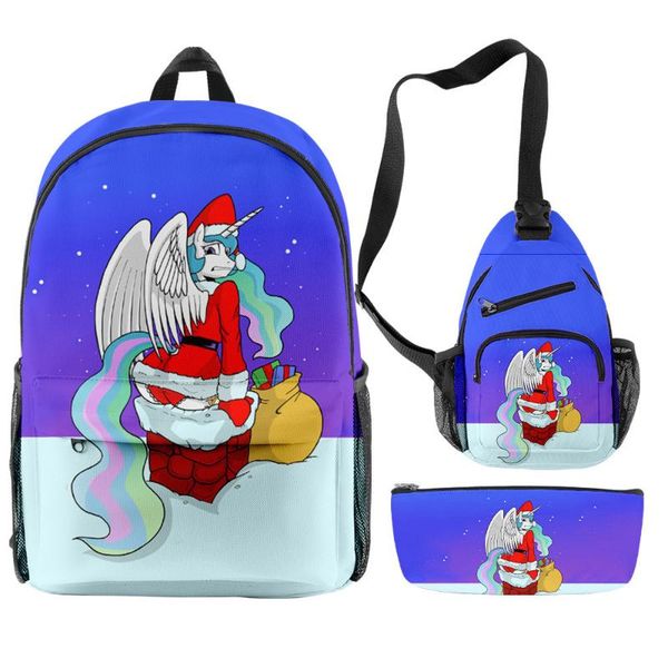backpack christmas oxford cloth 3d digital printing combination cartoons fashion casual boysgirls three-piece suit
backpack christmas oxford cloth 3d digital printing combination cartoons fashion casual boysgirls three-piece suit