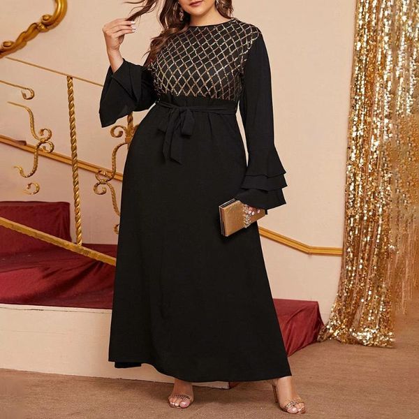 casual dresses retro sequin embroidered chiffon long dress plus size africa women flared sleeves party elegant maxi a-line vestido, Black;gray
casual dresses retro sequin embroidered chiffon long dress plus size africa women flared sleeves party elegant maxi a-line vestido, Black;gray