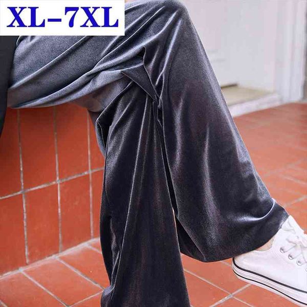 gold velvet wide-leg pants women autumn winter sports leisure high waist large size xl-7xl casual velour trousers, Black;white
gold velvet wide-leg pants women autumn winter sports leisure high waist large size xl-7xl casual velour trousers, Black;white