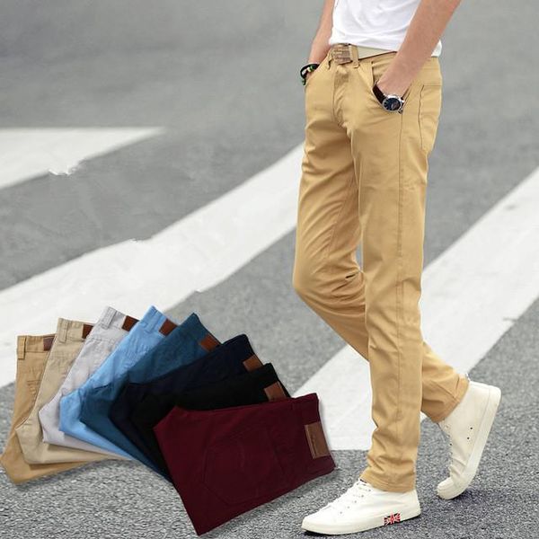spring autumn casual pants men cotton slim fit chinos fashion trousers male brand clothing 9 colors plus size men's, Black
spring autumn casual pants men cotton slim fit chinos fashion trousers male brand clothing 9 colors plus size men's, Black
