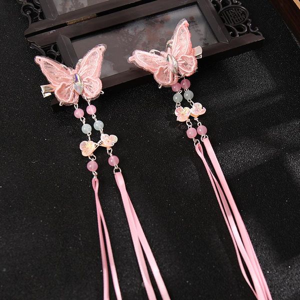 hair clips & barrettes 2pcs butterfly flower hairpin with long tassel and wig chinese style cute vintage headdress hanfu clothing accessorie, Golden;silver
hair clips & barrettes 2pcs butterfly flower hairpin with long tassel and wig chinese style cute vintage headdress hanfu clothing accessorie, Golden;silver