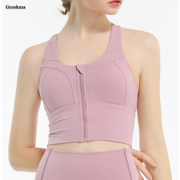 yoga outfit arrival shockproof zipper women shirt sleeveless fitness gym bra running sportswear tank sports vest clothing
yoga outfit arrival shockproof zipper women shirt sleeveless fitness gym bra running sportswear tank sports vest clothing