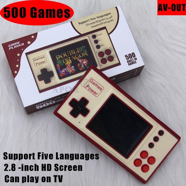 portable game players k30 retro tv mini handheld video console 8-bit 2.8 inch color lcd player built-in 500 games christmas gift
portable game players k30 retro tv mini handheld video console 8-bit 2.8 inch color lcd player built-in 500 games christmas gift