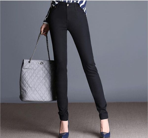 black autumn women's jeans for casual female denim trousers vintage women clothes fall high pants pencil l 3xl, Blue
black autumn women's jeans for casual female denim trousers vintage women clothes fall high pants pencil l 3xl, Blue