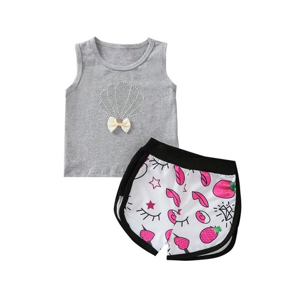 clothing sets citgeesummer kids girls vest and shorts suit fashion sleeveless printing short pants clothes set, White
clothing sets citgeesummer kids girls vest and shorts suit fashion sleeveless printing short pants clothes set, White