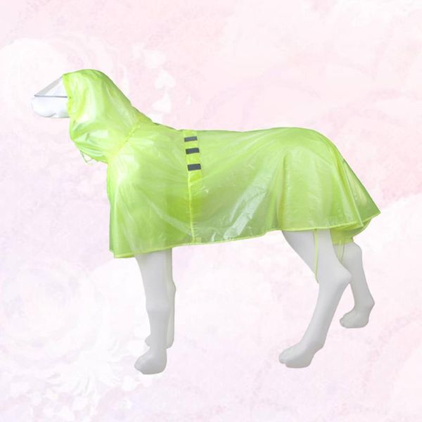 translucent pet raincoat thin rain protection clothing for dog windbreak puppy costume hooded apparel (fluorescent
translucent pet raincoat thin rain protection clothing for dog windbreak puppy costume hooded apparel (fluorescent