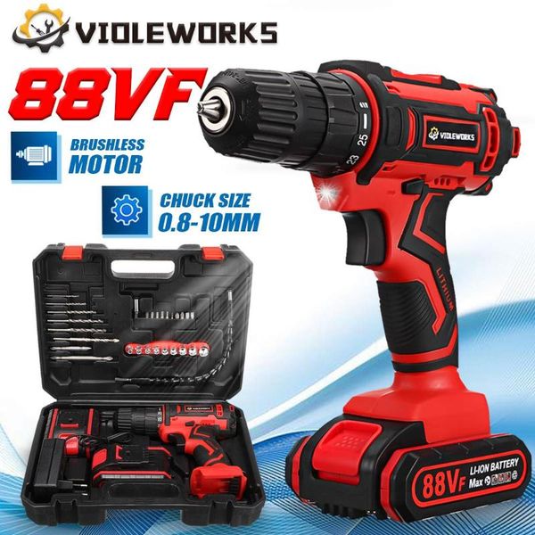 professiona electric drills 88vf impact cordless drill screwdriver 25+1 torque mini wireless handheld driver power tools with lithium batter
professiona electric drills 88vf impact cordless drill screwdriver 25+1 torque mini wireless handheld driver power tools with lithium batter