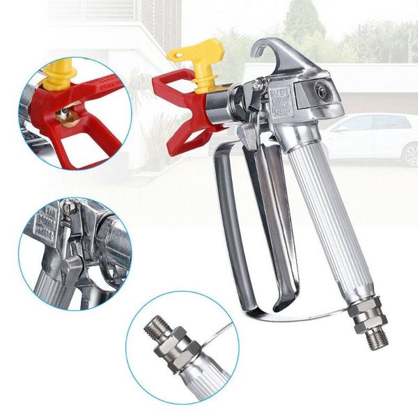 professional spray guns 3600 psi cars airless paint gun high press with 517 tip guard for sprayer titan auto silver pait nozzle seat
professional spray guns 3600 psi cars airless paint gun high press with 517 tip guard for sprayer titan auto silver pait nozzle seat