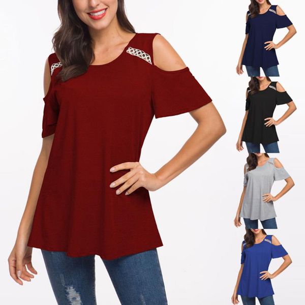 2021 summer blouse women openwork lace off shoulder solid slim casual women short sleeve shirt blusas mujer, White
2021 summer blouse women openwork lace off shoulder solid slim casual women short sleeve shirt blusas mujer, White