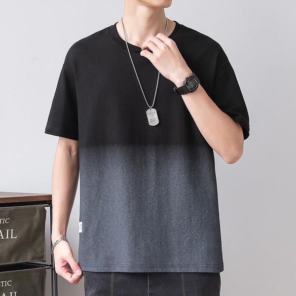 men's t-shirts summer loose straight cotton breathable comfortable skin-friendly simple color change round neck t-shirt short sleeves, White;black
men's t-shirts summer loose straight cotton breathable comfortable skin-friendly simple color change round neck t-shirt short sleeves, White;black