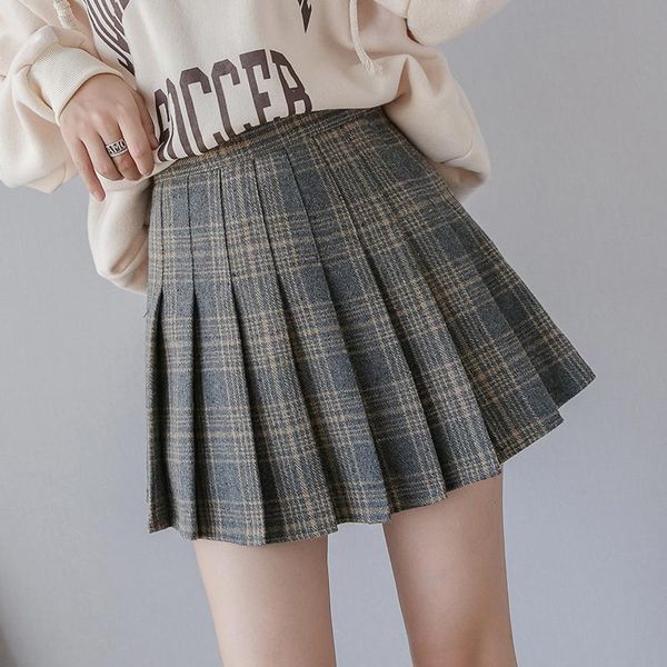 skirts autumn winter 2021 high waist women mini pleated skirt plaid wool a-line streetwear girl chic, Black
skirts autumn winter 2021 high waist women mini pleated skirt plaid wool a-line streetwear girl chic, Black