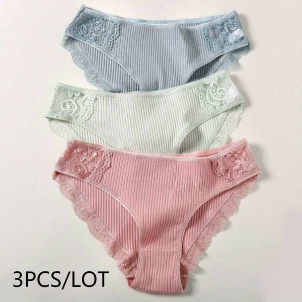 3pcs/set cotton underwear women's panties comfort underpants floral lace briefs for woman low-rise pantys intimates l xl, Black;pink
3pcs/set cotton underwear women's panties comfort underpants floral lace briefs for woman low-rise pantys intimates l xl, Black;pink