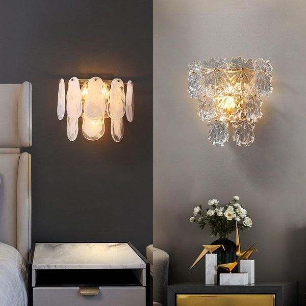 wall lamp modern transparent glass art decor bedroom bedside white sconce light luxury indoor lighting
wall lamp modern transparent glass art decor bedroom bedside white sconce light luxury indoor lighting