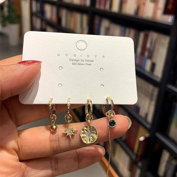 dangle & chandelier 4pcs/set stars hoop earring women 2021 trendy retro earrings chain tassel jewelry, Silver
dangle & chandelier 4pcs/set stars hoop earring women 2021 trendy retro earrings chain tassel jewelry, Silver