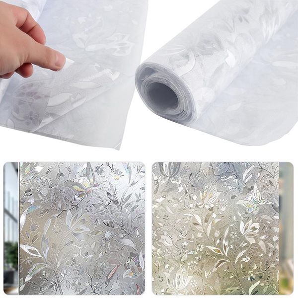 privacy static cling cover 3d floral frosted window glass film decorative films home & garden stickers
privacy static cling cover 3d floral frosted window glass film decorative films home & garden stickers