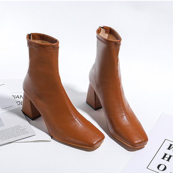 dress shoes western style fashion patent leather short boots heels women autumn high heel solid casual zipper womens, Black
dress shoes western style fashion patent leather short boots heels women autumn high heel solid casual zipper womens, Black