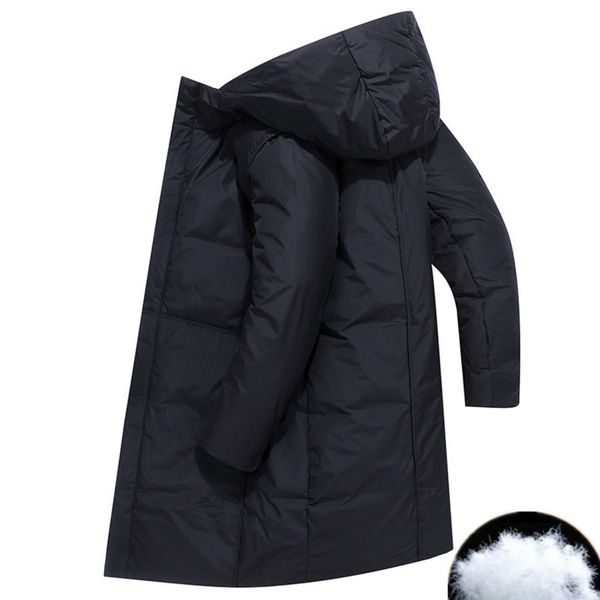 middle aged elderly et medium and long section thickened warm large fat white duck down dad's casual coat men's, Black
middle aged elderly et medium and long section thickened warm large fat white duck down dad's casual coat men's, Black