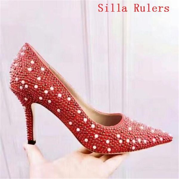 fashion leather crystal women shoes woman pumps high heels ladies white bridal wedding zapatillas dress, Black
fashion leather crystal women shoes woman pumps high heels ladies white bridal wedding zapatillas dress, Black