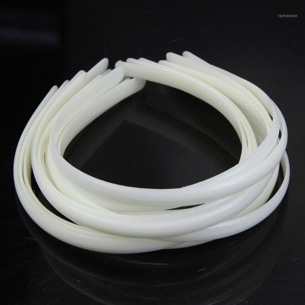 12pcs white fashion plain lady plastic hair band headband no teeth diy tool f051
12pcs white fashion plain lady plastic hair band headband no teeth diy tool f051