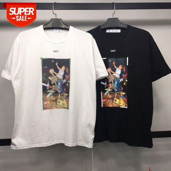 ow oil painting green arrow short-sleeved men's casual couple t-shirt #zb8p, White;black
ow oil painting green arrow short-sleeved men's casual couple t-shirt #zb8p, White;black