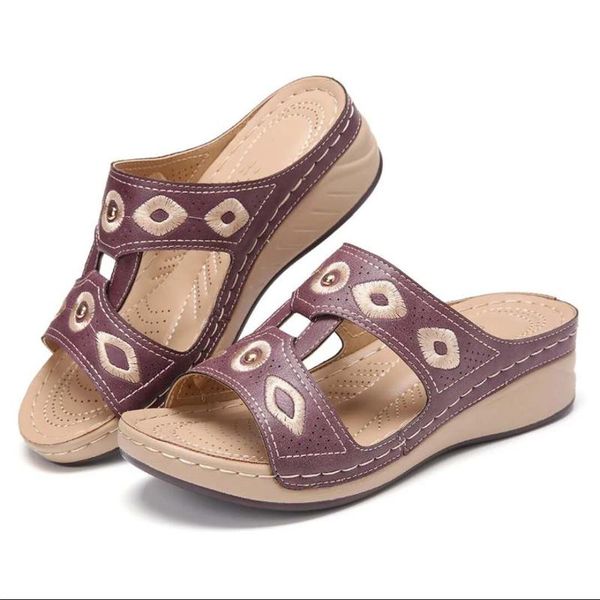 slippers women summer fashion embroidered open toe wedges shoes casual beach outdoor party ladies flip flops, Black
slippers women summer fashion embroidered open toe wedges shoes casual beach outdoor party ladies flip flops, Black