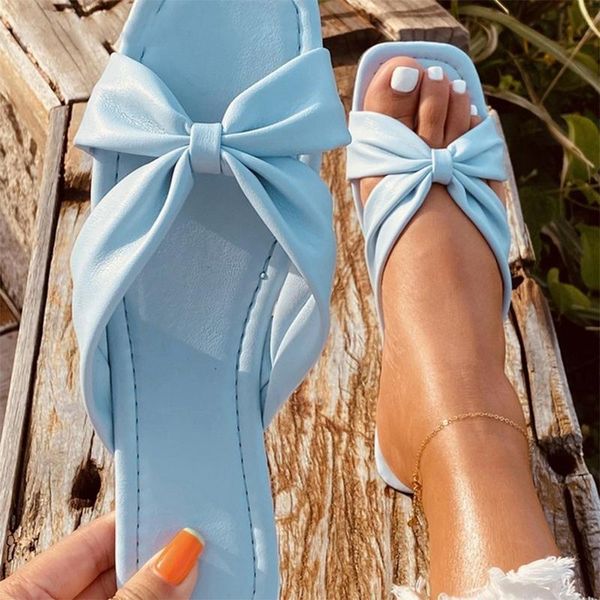 slippers 2021 women square toe bow woman slides summer beach flats female casual shoes ladies big size comfortable footwear, Black
slippers 2021 women square toe bow woman slides summer beach flats female casual shoes ladies big size comfortable footwear, Black