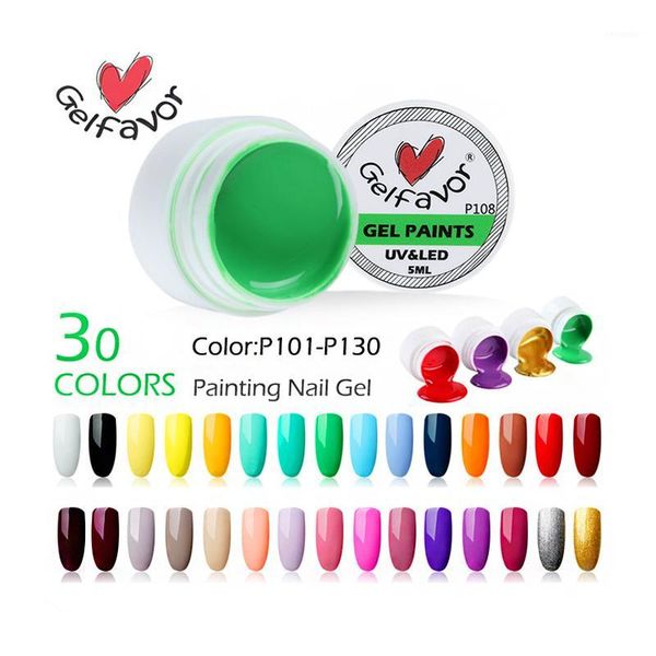 gelfavor painting gel varnishes nail 5ml art glitter uv lacquer need base polish for a manicure1, Red;pink
gelfavor painting gel varnishes nail 5ml art glitter uv lacquer need base polish for a manicure1, Red;pink