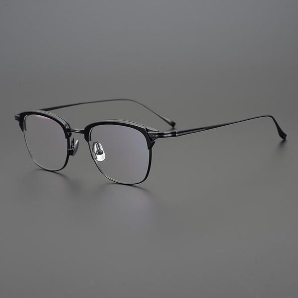 fashion sunglasses frames pure titanium glasses frame men vintage square designer optical eyewear myopia reading women prescription clear ey, Black
fashion sunglasses frames pure titanium glasses frame men vintage square designer optical eyewear myopia reading women prescription clear ey, Black